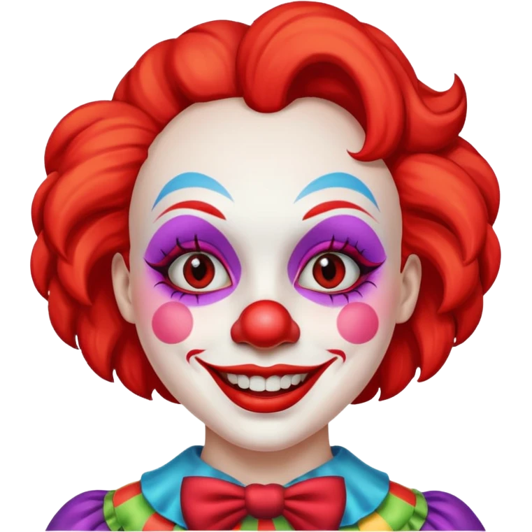 woman clown emoji