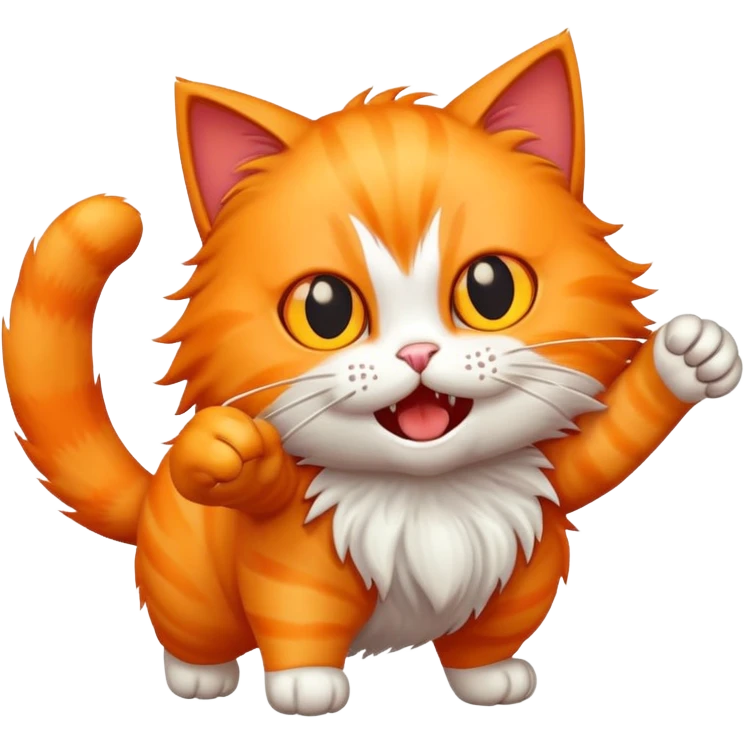cat attack 1234512 emoji
