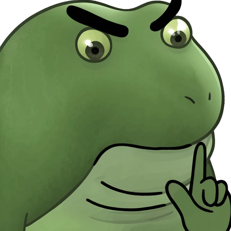 Eyes closed with one eyebrow raised with finger bent over mouth as if eating  emoji