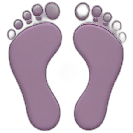 baby footprint emoji