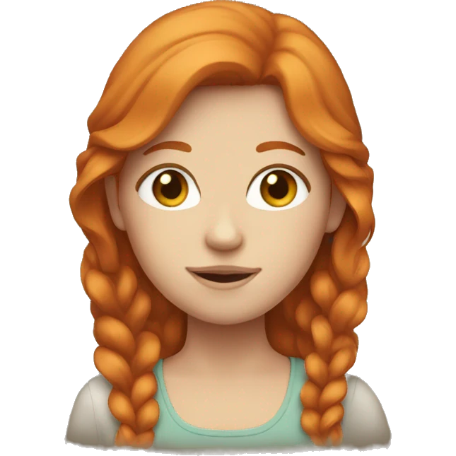 ginger haired girl emoji