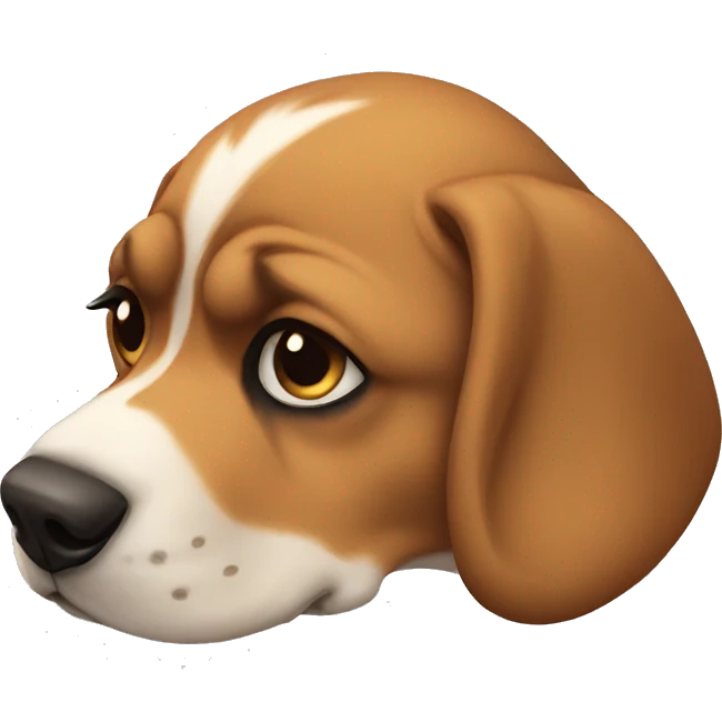 Perros triste emoji