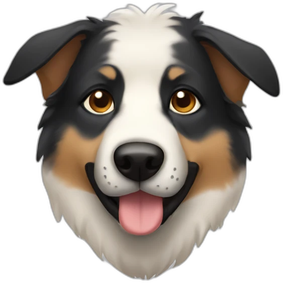 shepherd dog in muzzle emoji