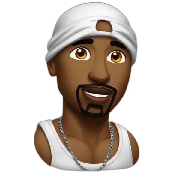 2Pac emoji