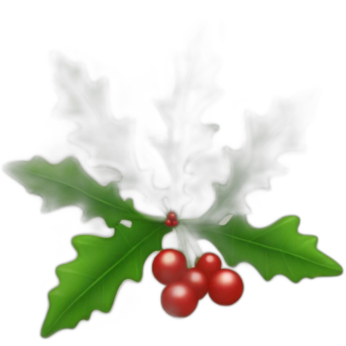 christmas mistletoe emoji
