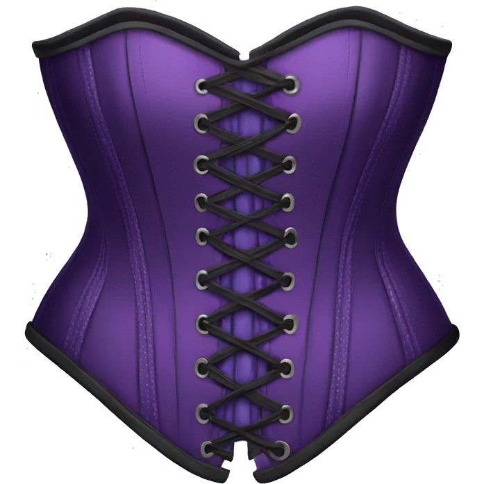 purple corset  emoji