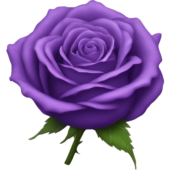 purple rose emoji