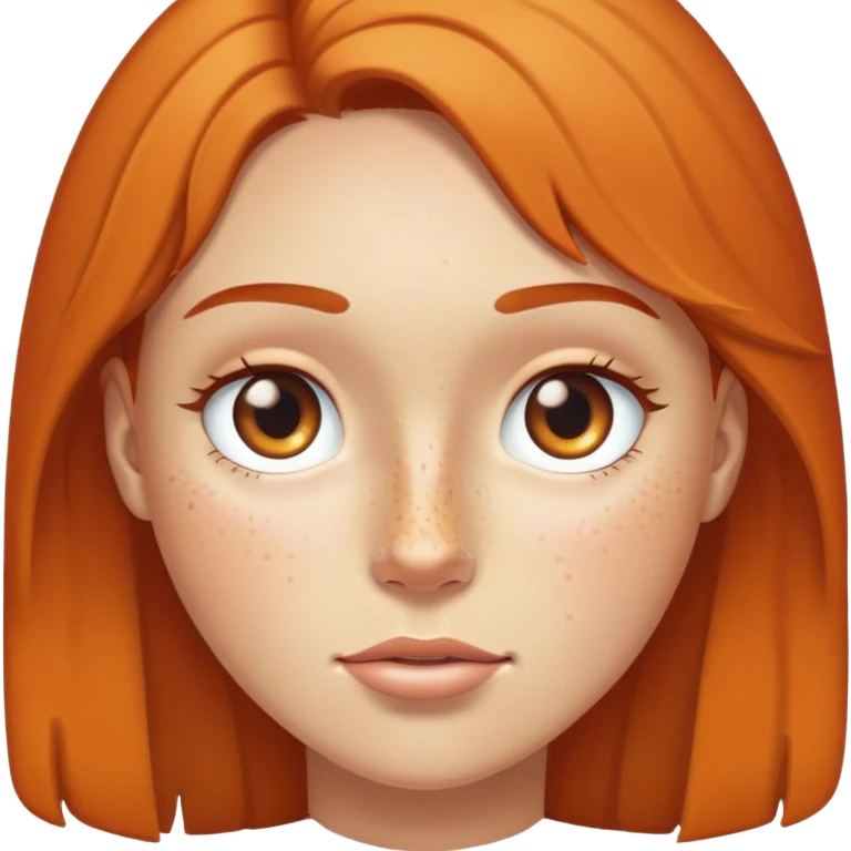 A face with freckles emoji