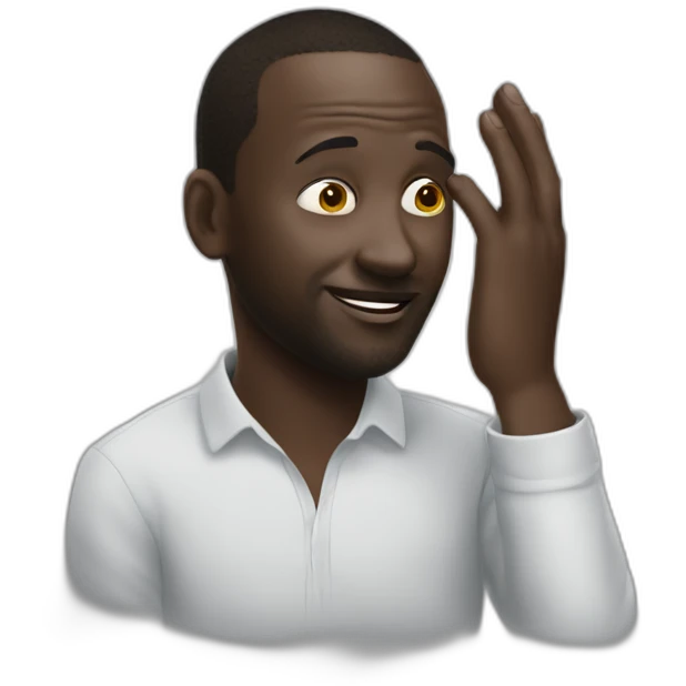 Omar sy face palm emoji