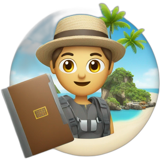 Travel visa emoji