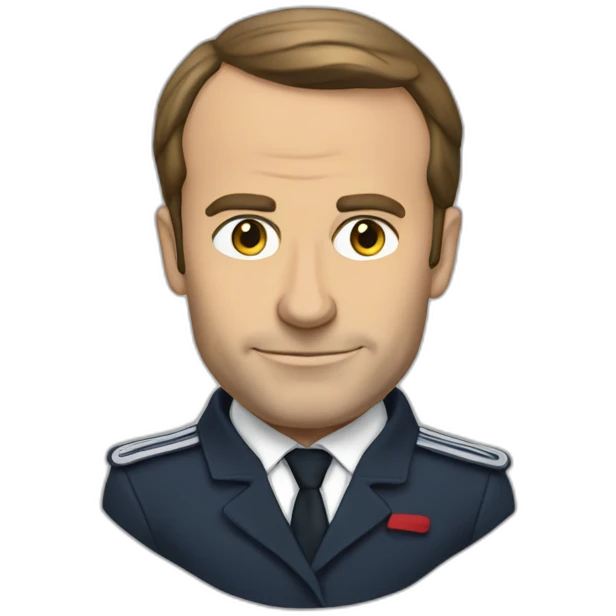 Macron qui souri emoji
