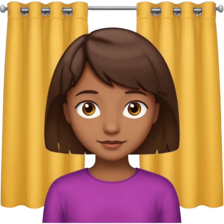 une peau brune mais pas trop de cheveux marron un peu vie avec une mèche un peu rideau mais pas trop longues des yeux marrons pas vraiment trop éclatant un beau petit sourire une peau un peu marron mais pas trop clair emoji