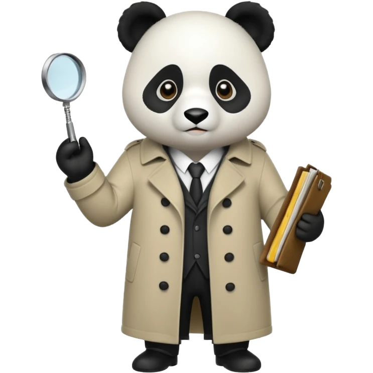 Panda Detective  emoji