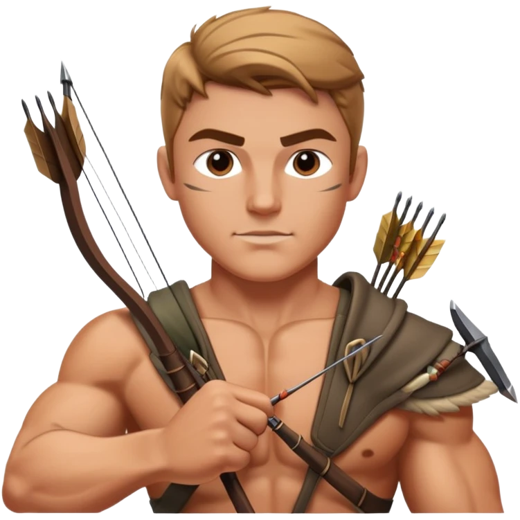 hunter with bow and arrow emoji