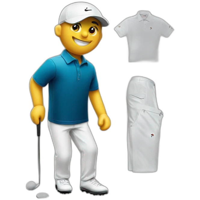 Golfer polo titleist emoji