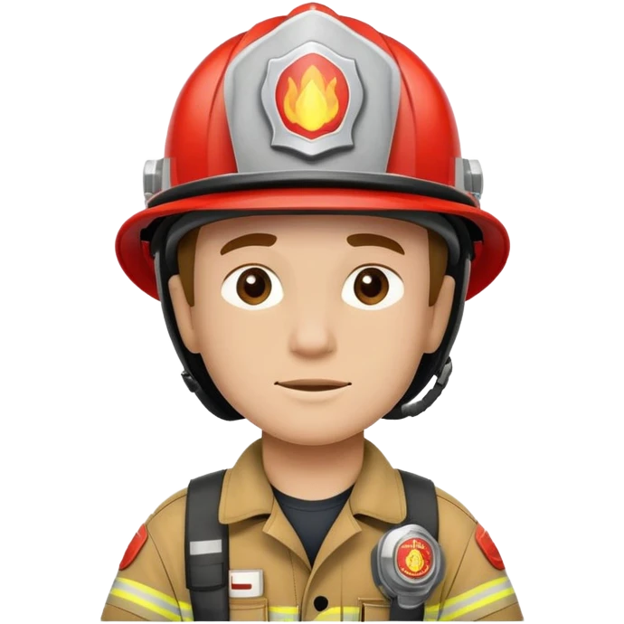 Firefighter saying I knew it emoji