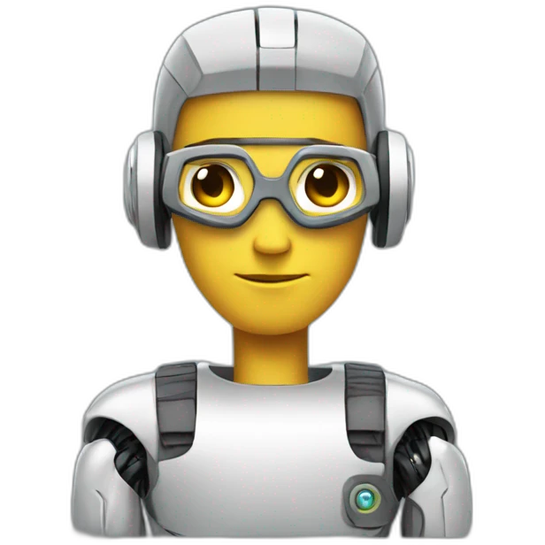 male robot coder emoji