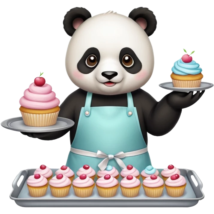 Panda pastelero emoji
