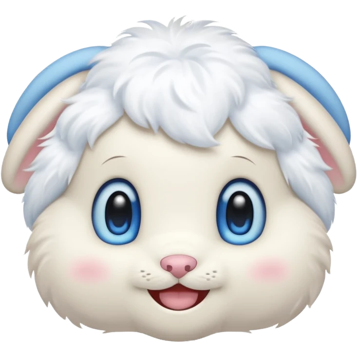Generate me a cinnamorol emoji and Make it look like her  emoji