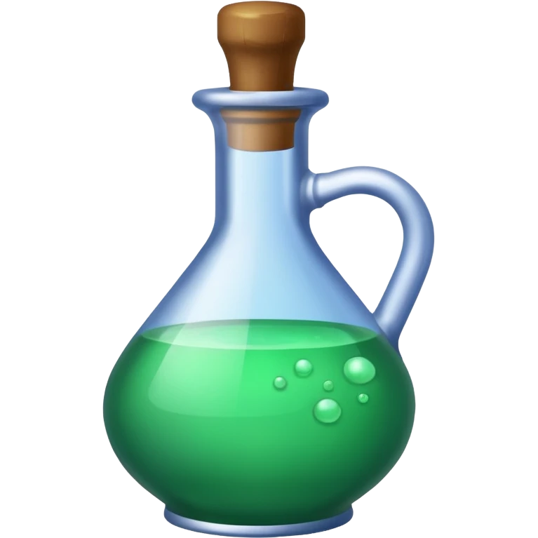 Potion bottle labeled “Desire” emoji