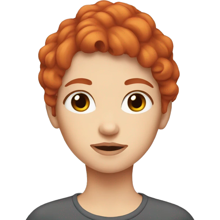 Redhead soft girl emoji