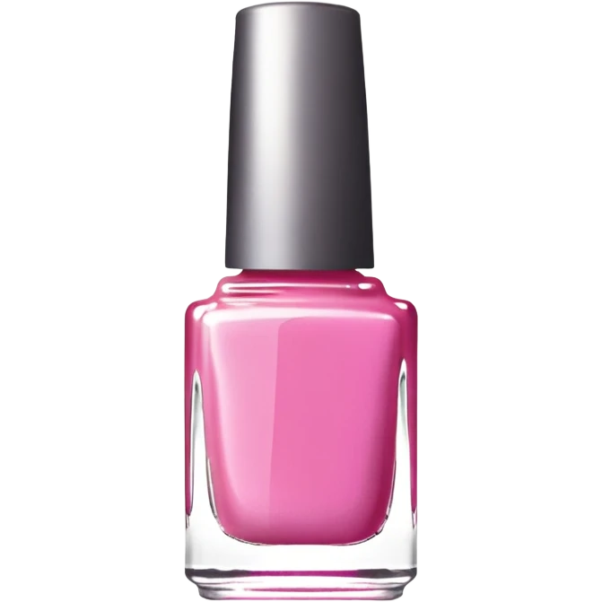 Pink nail polish in ILNP bottle  emoji