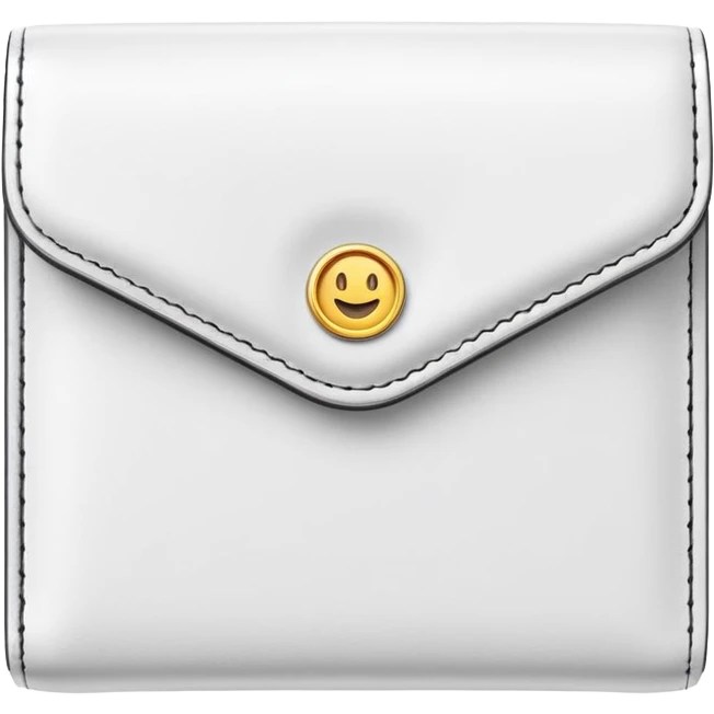 white wallet emoji