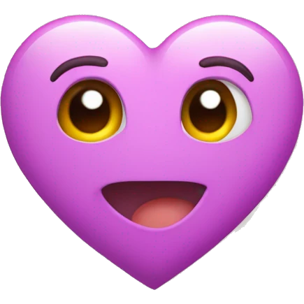Love heart with the word “you” inside  emoji