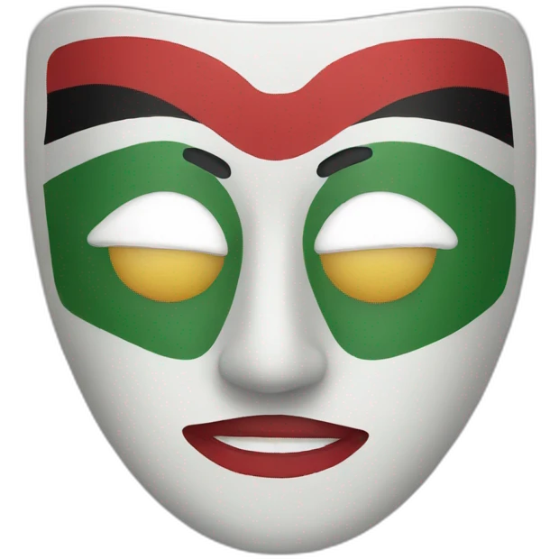 Palestine mask  emoji