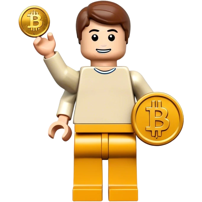 lego homme bitcoin emoji