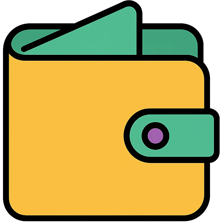colored wallet icon emoji