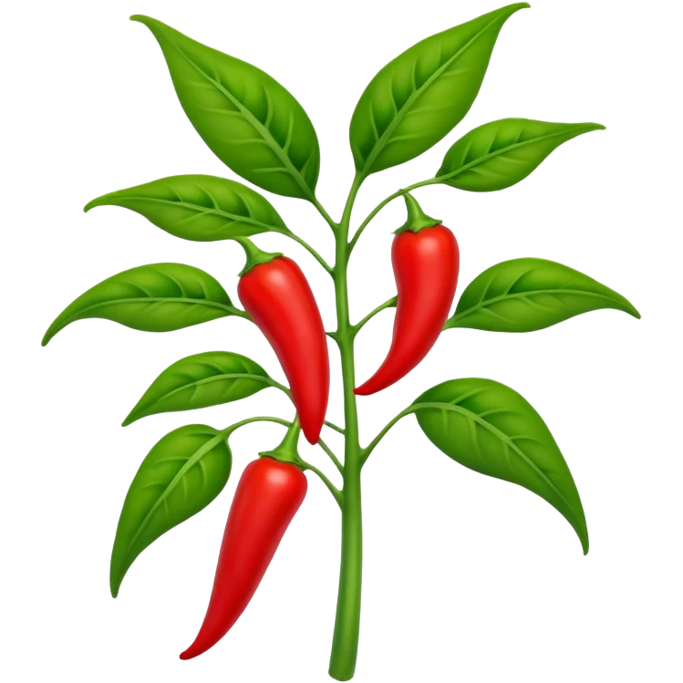 pepper plant, full plant emoji