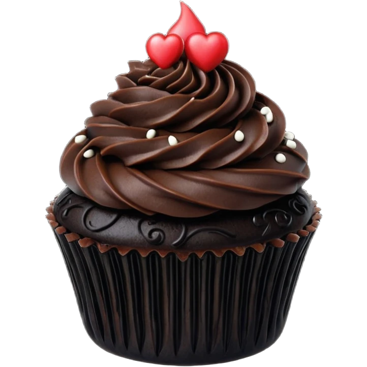 gothic cupcake emoji