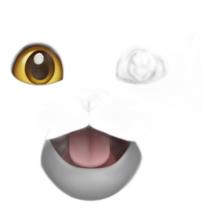 cat having fish face emoji