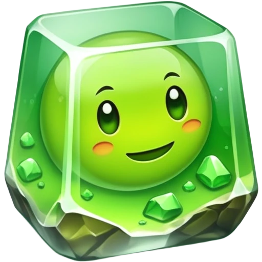 Chartreuse on the rocks emoji