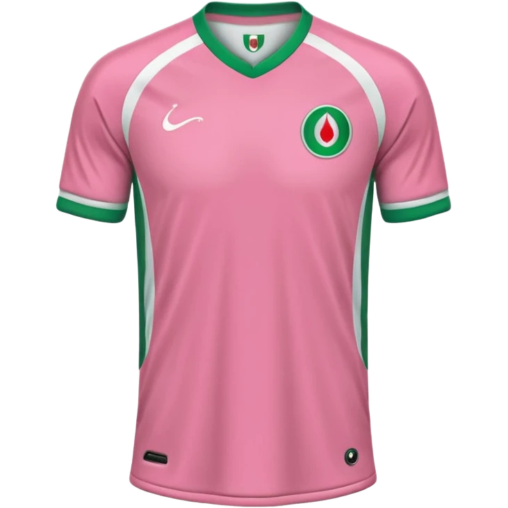 maillot de foot de l’algérie rose emoji