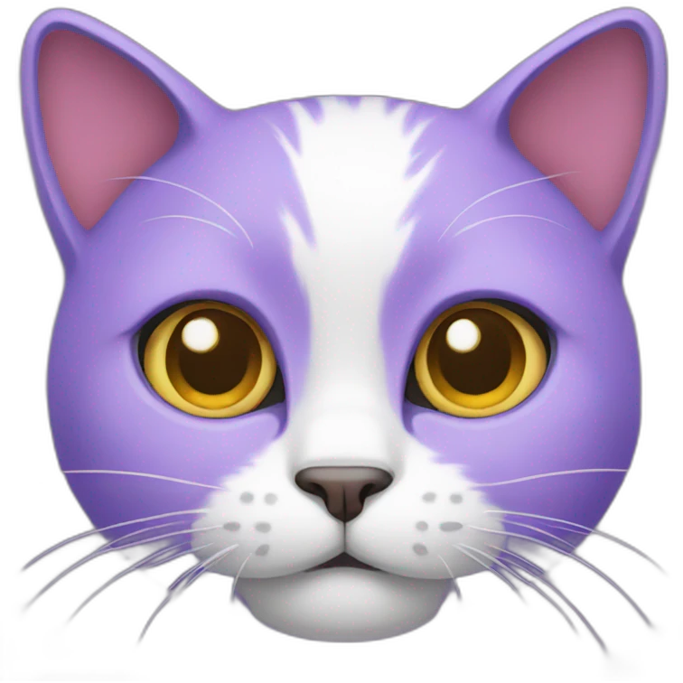 purple cat emoji