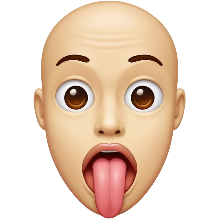 Person sticking tongue out emoji
