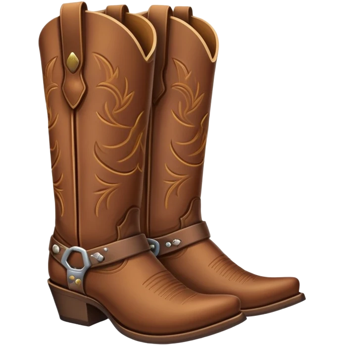 Cowboy boots emoji