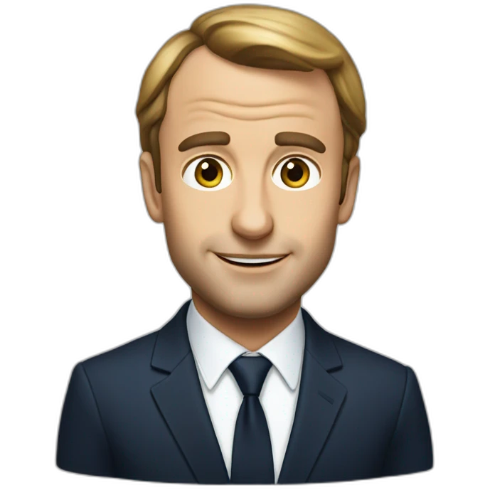 Macron en emoji apple emoji
