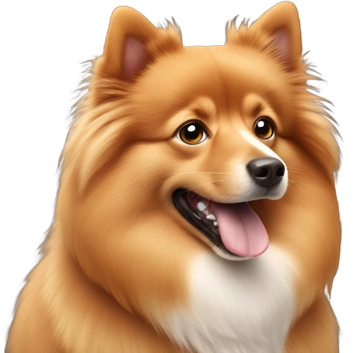 Full Red German Spitz emoji