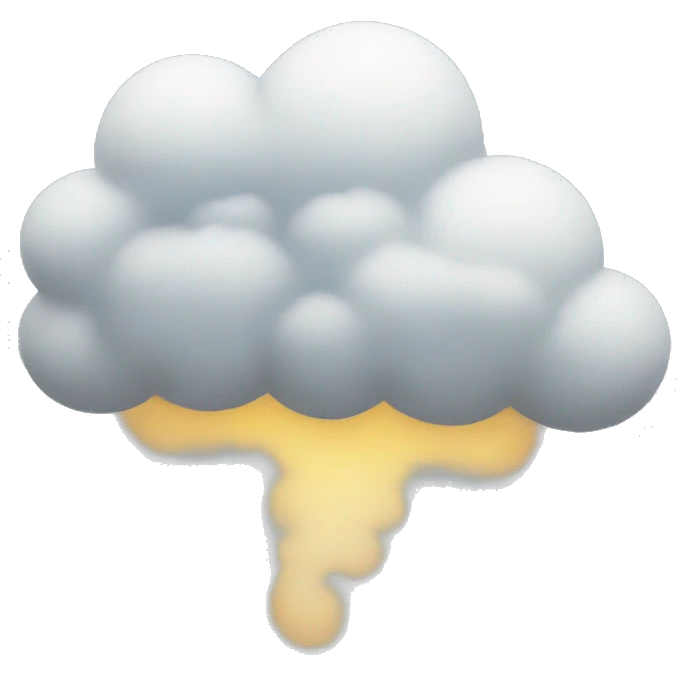 Cloud  emoji