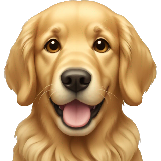 Golden retriever emoji