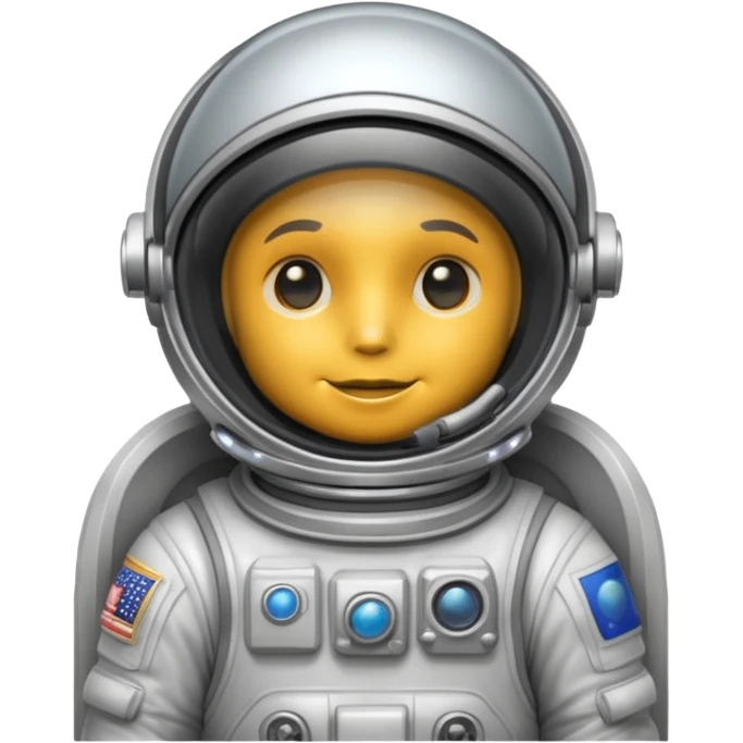 hawk with astronaut suit emoji