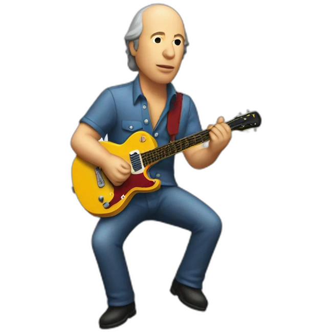 Mark Knopfler money for nothing clip emoji