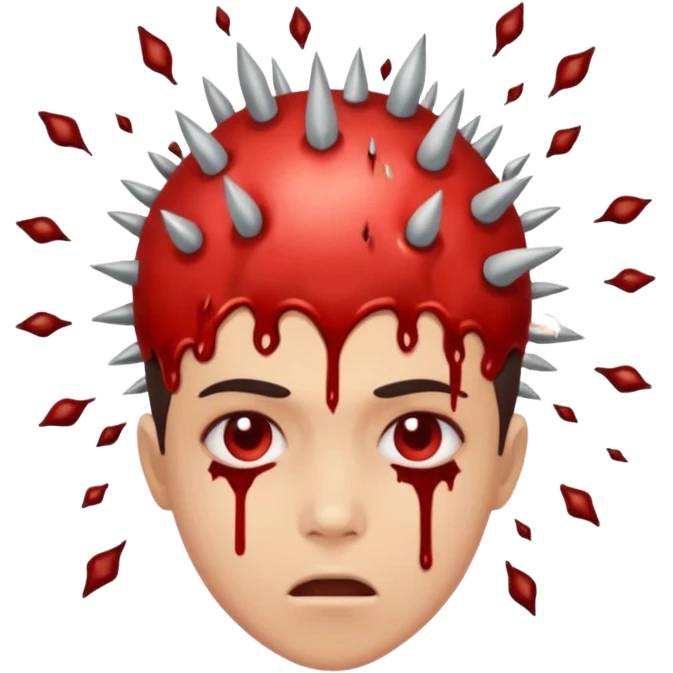 Lebka Svybuchující hlavy emoji