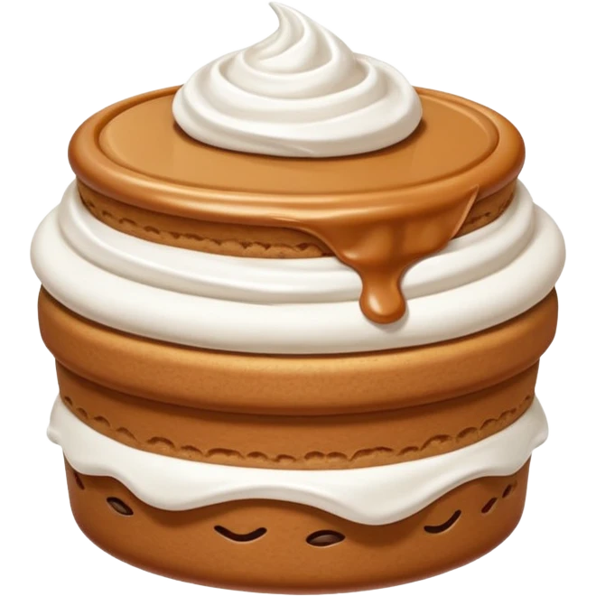 MAKE ME A LOTUS BISCOFF AND CREAM EMOJI FOR MARKETING ON INSTAGRAM PURPOUSE emoji