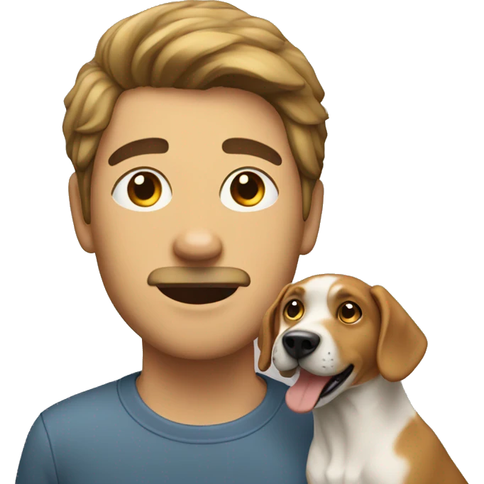dog with human emoji