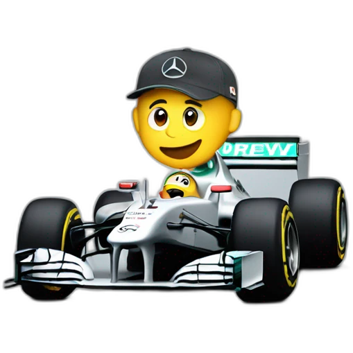 f1 addicted mercedes emoji
