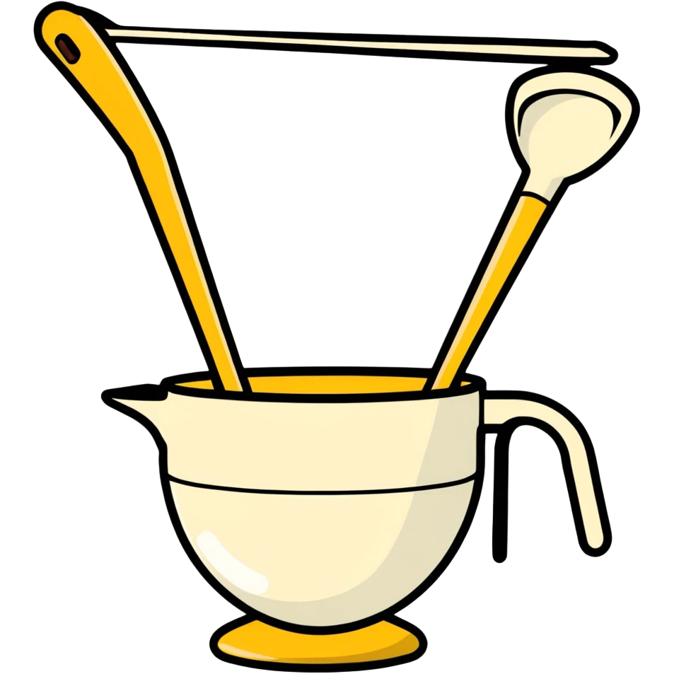 Ladle that says ladle them up emoji
